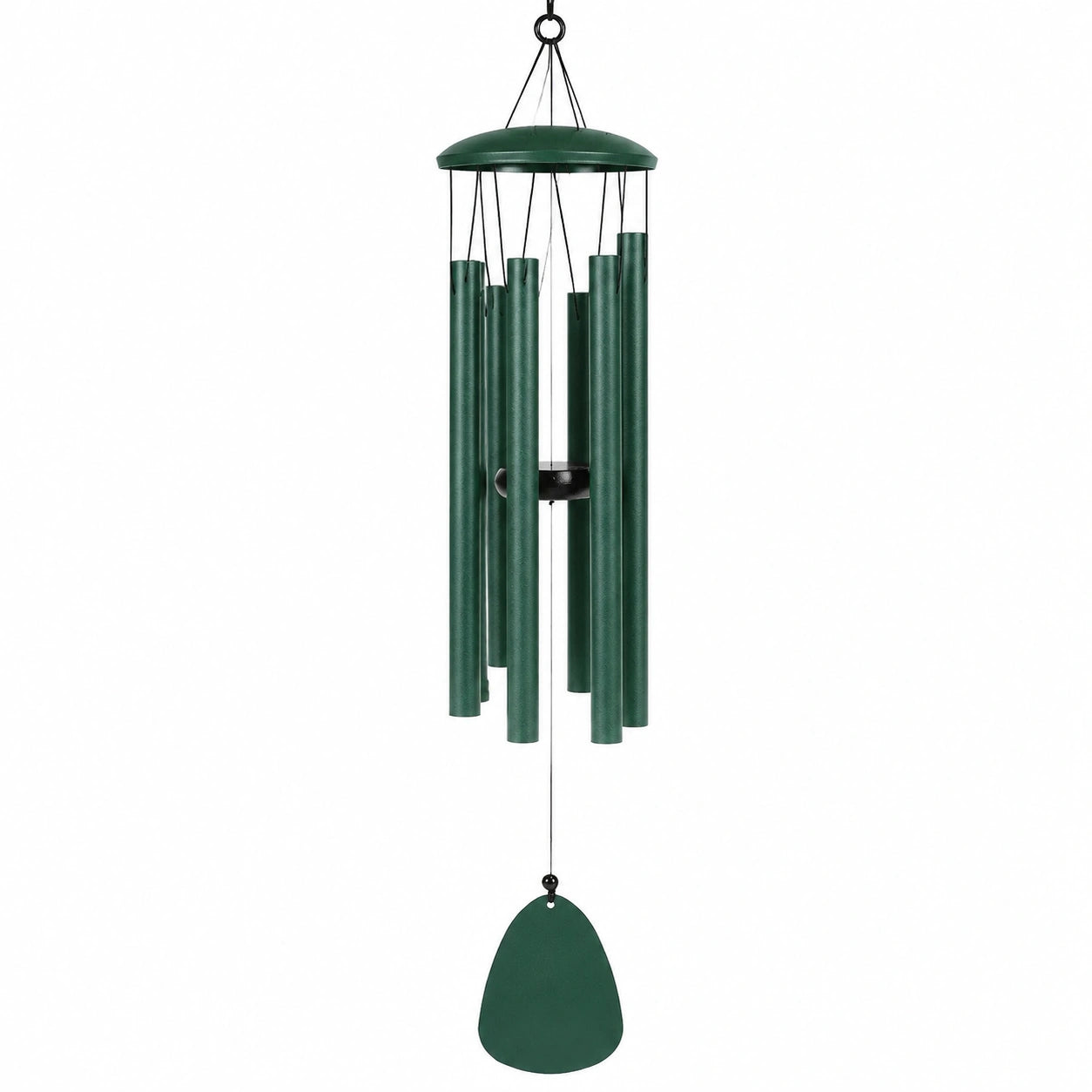 Campanelli a Vento Metallo Verde per Esterni 80 cm