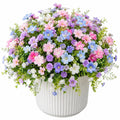 Vaso di Fiori Artificiali Multicolori per Interni
