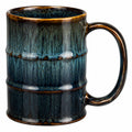 Tazza in Ceramica con Manico Isolato 350ml Blu Verde Sfumato
